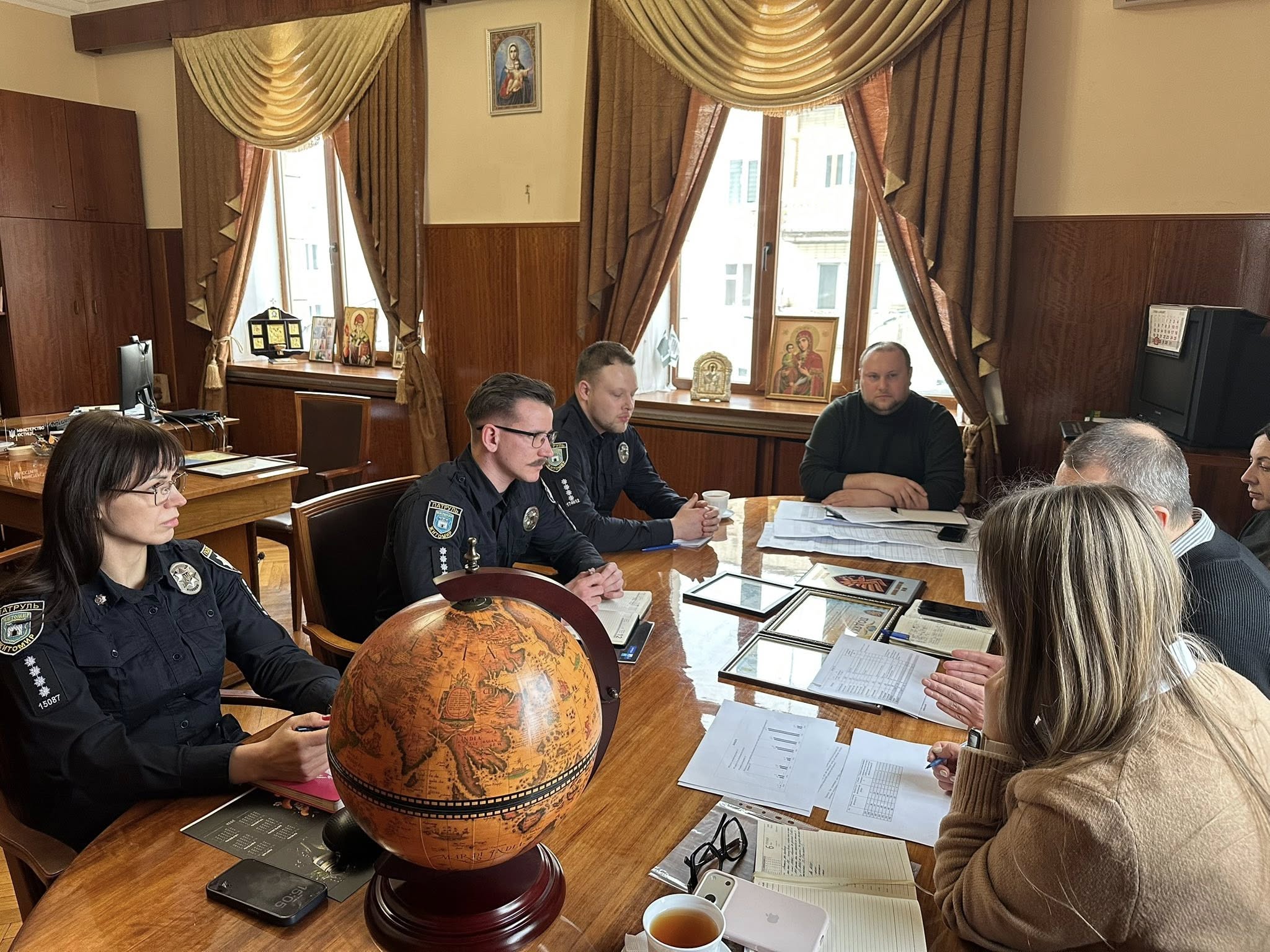 Посилюємо взаємодію: ДВС і патрульна поліція Житомирщини узгодили спільні дії 